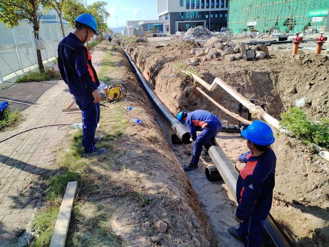 定灣十五路市政燃氣管道工程 構筑城市能源動脈的堅實一步